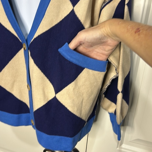 NWOT Emerald xo Ivy Oversized Cardigan S - Picture 2 of 8